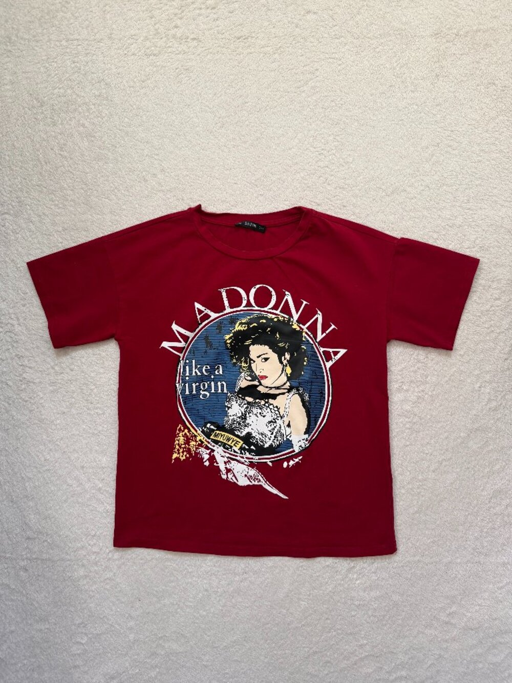 SHEIN Madonna 'Like a Virgin' Graphic T-Shirt